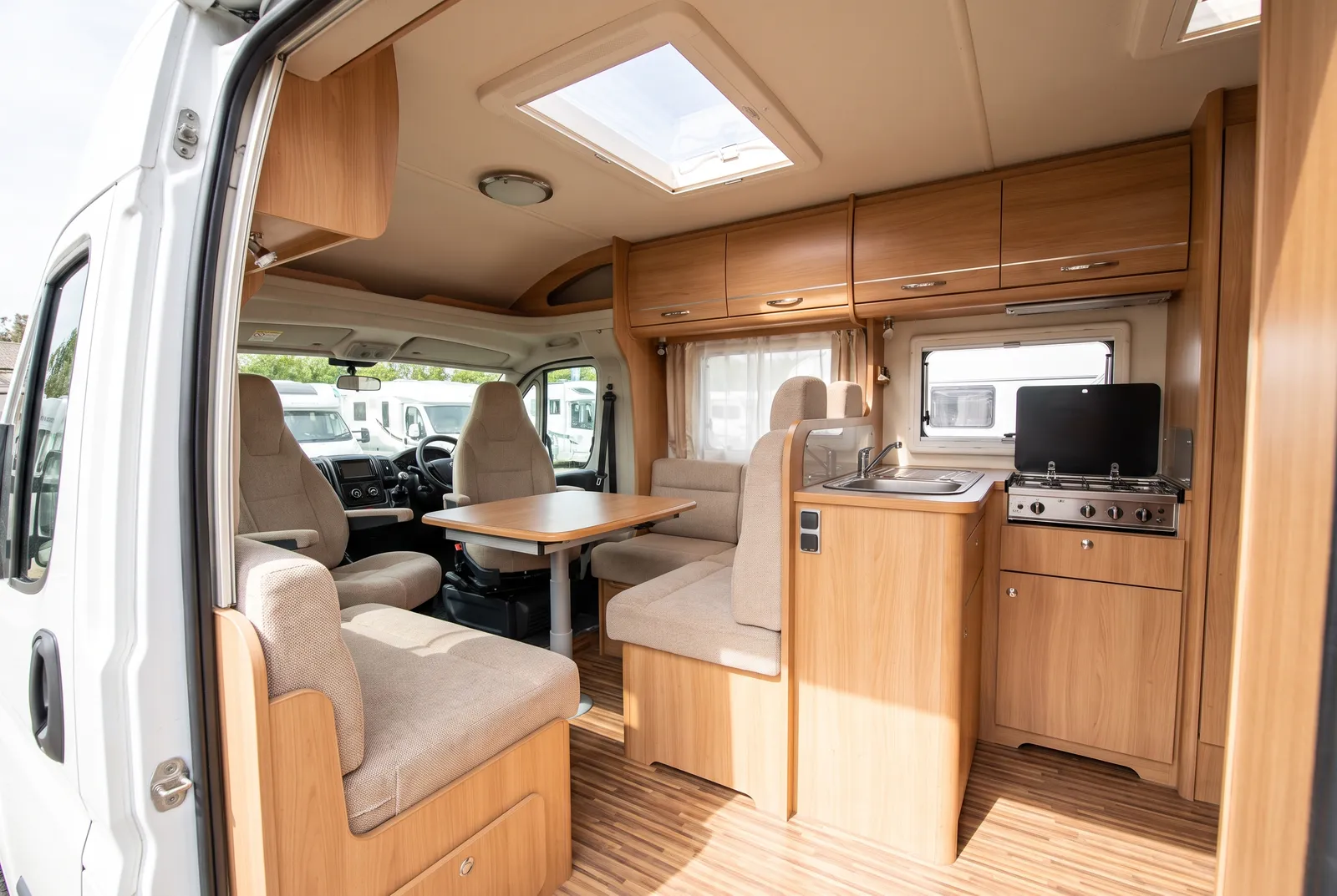 Interieur van een Benimar